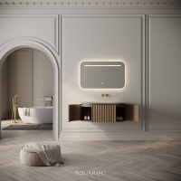 Belgravia Vanity Unit & Stone Basin 1000mm Smoked Oak